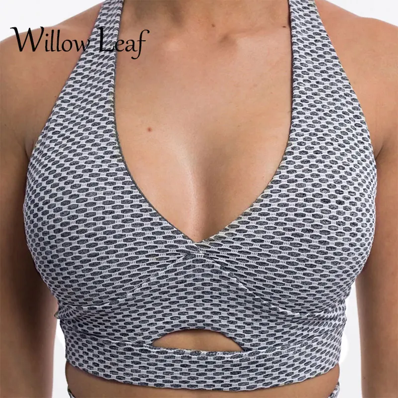 

Женская спортивная одежда с листьями ивы, спортивная одежда, комплекты для спортзала, бесшовные спортивные Леггинсы Hyperflex для тренировок + б...