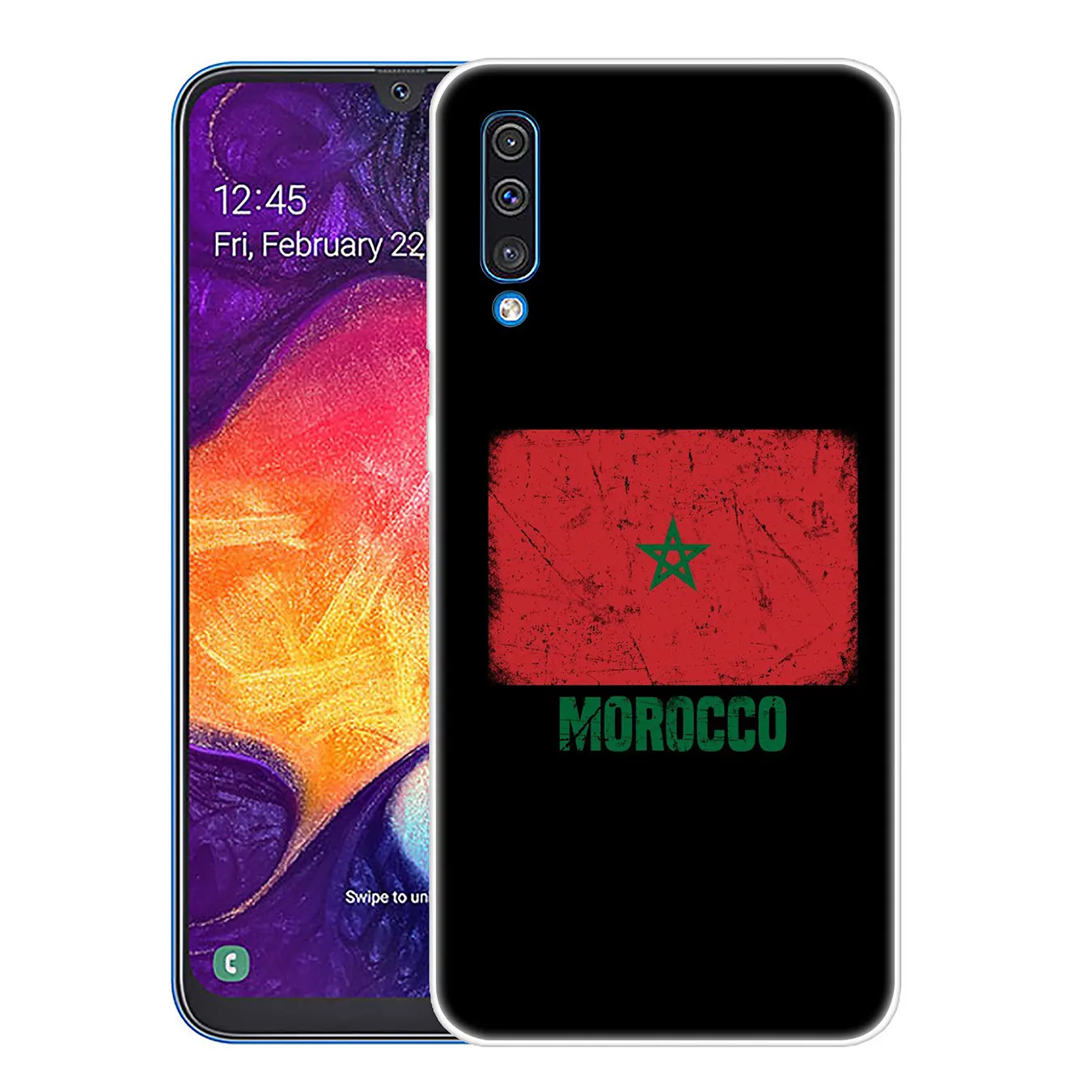 10 Lavaza с изображением флага Марокко футбол чехол для телефона чехол для samsung Galaxy A70 A60 A50 A40 A30 A20 A10 M10 M20 M30 M40 A20e крышка - Цвет: 10
