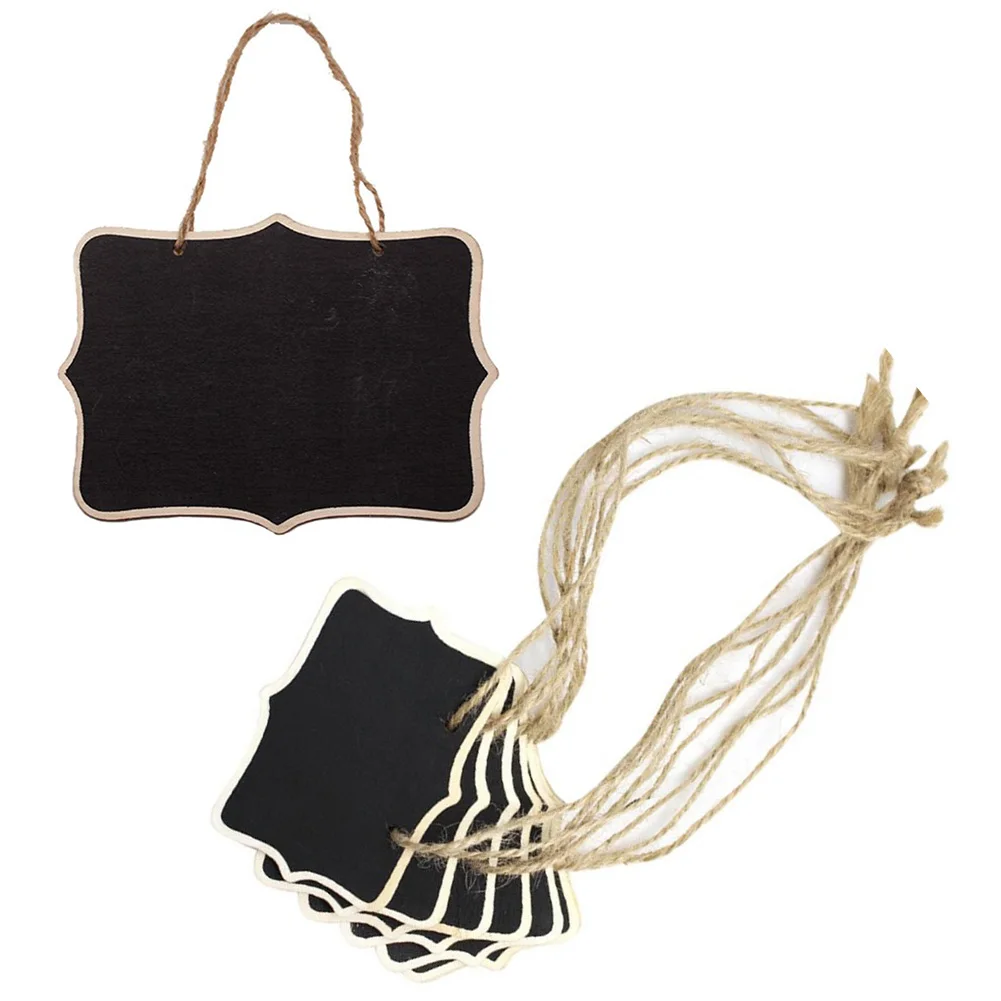 Набор из 12 деревянных мини досок для объявлений декоративные аксессуары