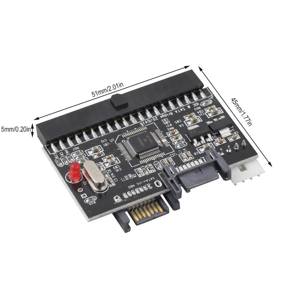Практичный черный IDE для SATA Serial-ATA двусторонний адаптер жесткого диска конвертер