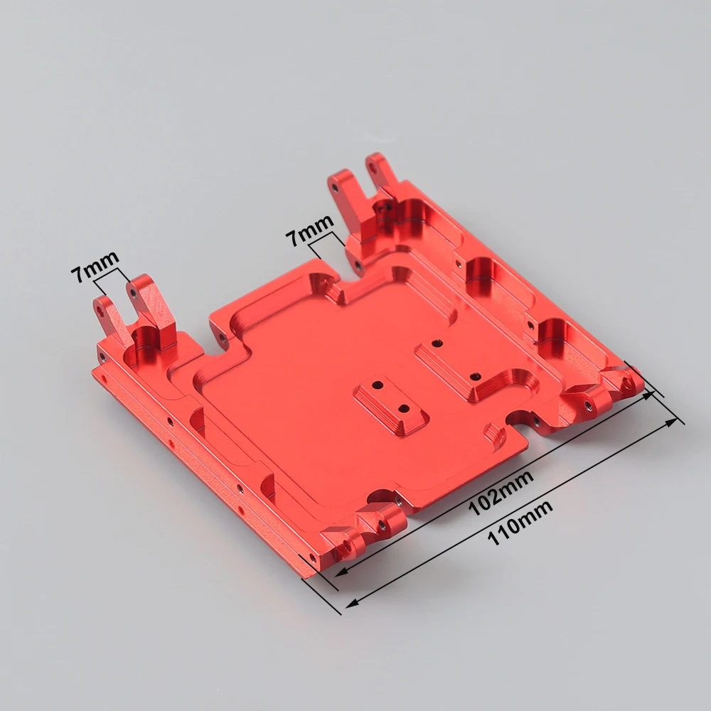 Алюминиевая рама Wraith противоскользящая пластина для 1/10 RC Crawler Axial AX90018 90045 90056 90031