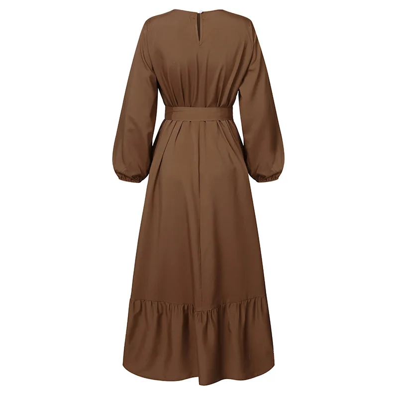 

Turkey Dubai Muslim Dress Women elegant A-line Abaya Caftan musulman Islamic Clothing Elbise Moroccan Kaftan Hijab vestidos ropa