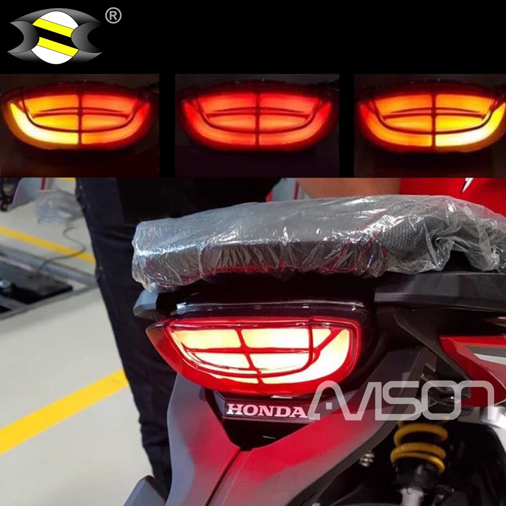Для HONDA CBR650 CB650R 19 2019 мотоциклетные хвост светильник CBR300R CB250R светодиодный задний