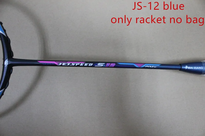 JS12 blue no bag Jetspeed S10-Q ракетки для бадминтона. JS-12 Высококачественная нано-углеродная ракетка для бадминтона - Цвет: JS12 blue no bag