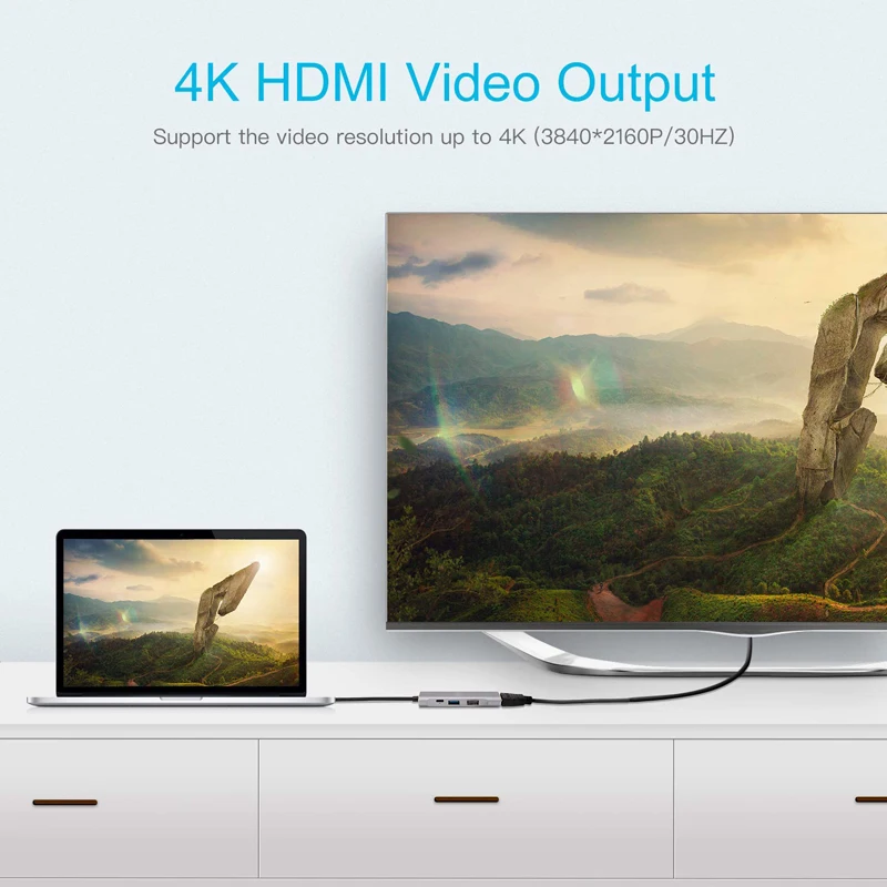 Dex станция для samsung Galaxy Note 8 S9+ S8+ концентратор USB Type C с HDMI 4K USB 2,0 3,0 Порт Thunderbolt 3 адаптер для MacBook Pro