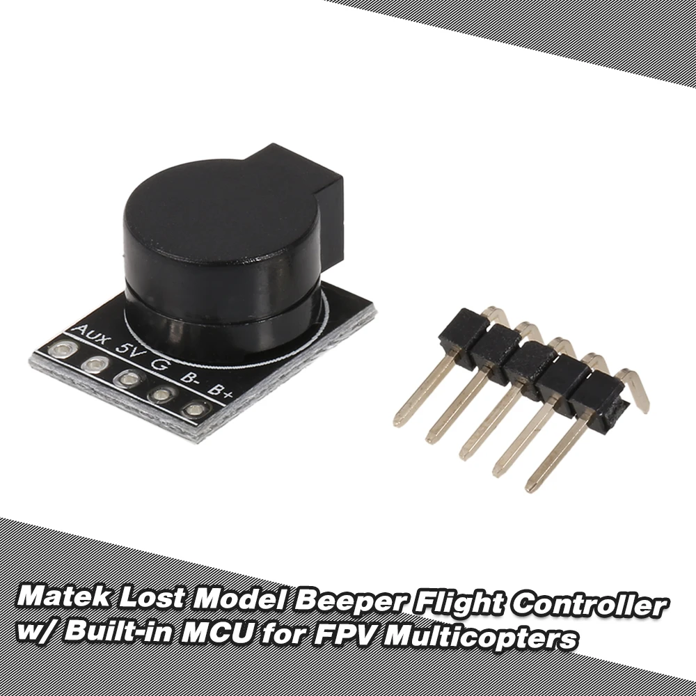 Matek потерянная модель Beeper Контроллер полета 5V Громкий звонок встроенный MCU для FPV
