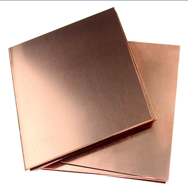 

1pcs 99.9% pure copper metal plate red copper pad copper foil copper plate DIY material1.5mm * 100mm * 100mm