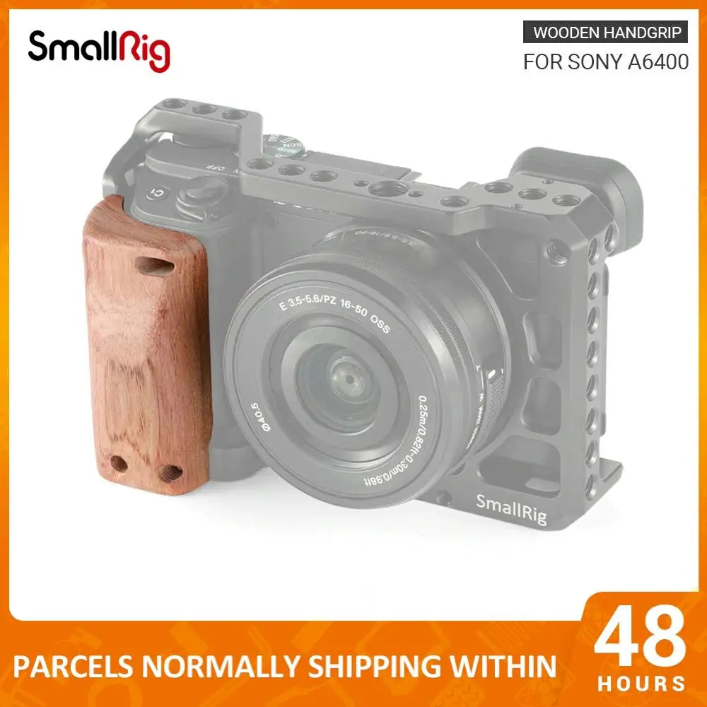 Деревянная ручка SmallRig a6400 для камеры Sony A6400 быстросъемная деревянная