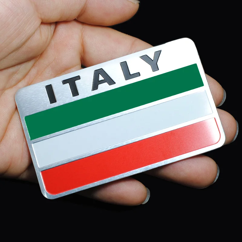 4 шт. автомобильный Стайлинг итальянский флаг автомобильные наклейки