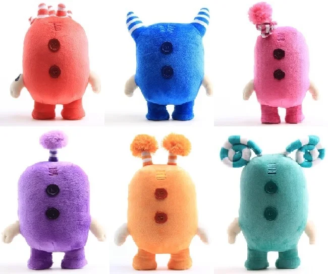 Рождественские подарки 7 цветов 17 см/24 см Oddbods мультфильм предохранитель Джефф Ньют Odd ZEE Bods мягкие животные плюшевые животные куклы игрушки детские подарки