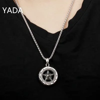 yada hot sale design wheel tire presentsnecklace for men women jewelry statement necklaces alloy tire tnecklace gifts se210103