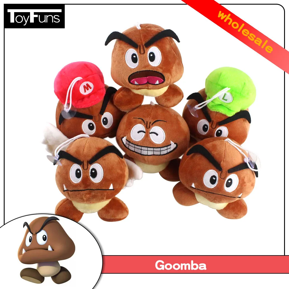 10 шт./лот 14 16 см Оптовая продажа Аниме Мультфильм ядовитый гриб Плюшевые игрушки