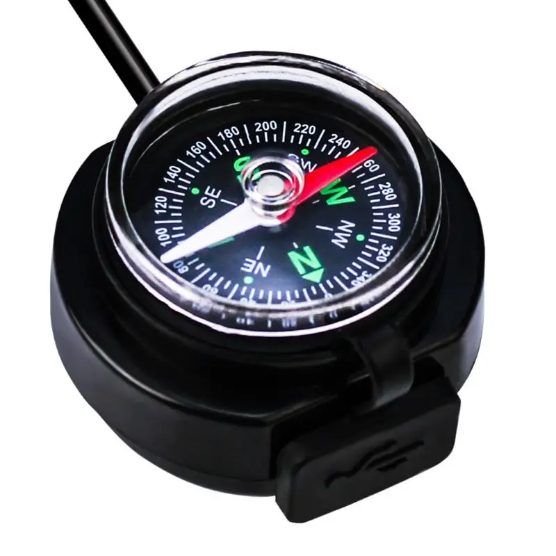 

12V 24V Motorcycle Handlebar Waterproof USB Charger Power Adapter with Compass