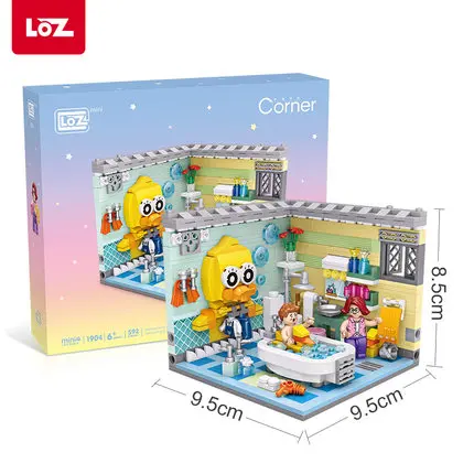 Строительные блоки LOZ toys Diamond всемирно известные фигуры строительные кирпичи
