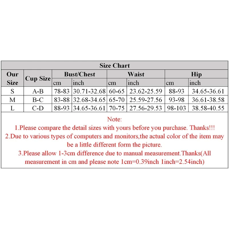 

Summer Sexy Women Push Up Bikini Set Solid Color Spaghetti Straps Bathing Suit