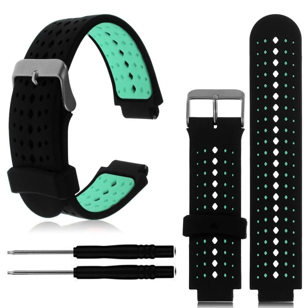 Ремешок для часов Garmin Forerunner 230/235/630 мягкий силиконовый сменный ремешок спортивный