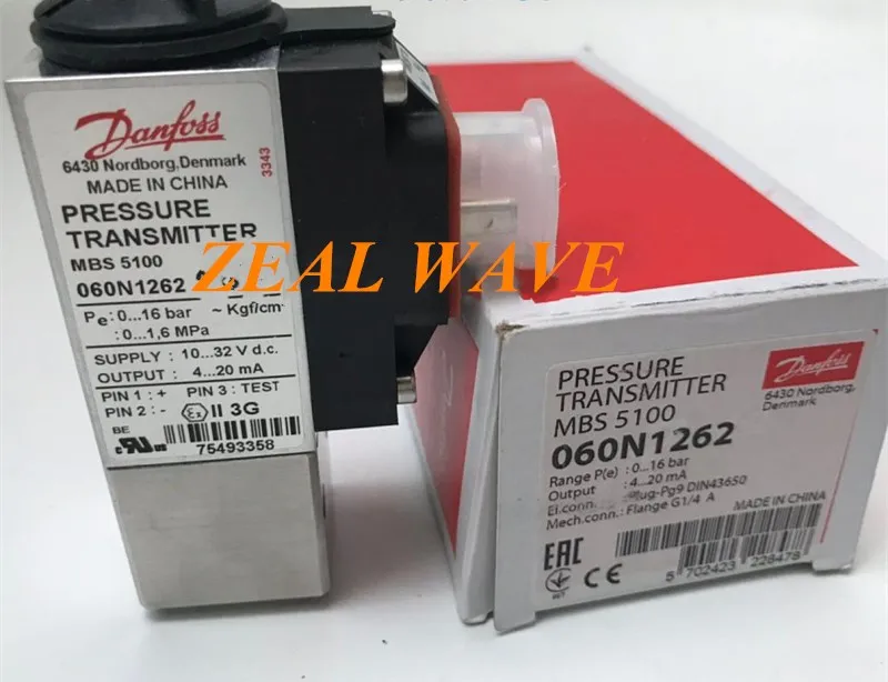 

DANFOSS MBS 5100-2011-A9CB04-4 060N1020 Danfoss Pressure Transmitter