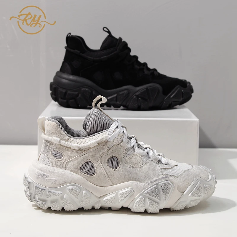 RY RELAA женские кроссовки 2018 женская повседневная обувь из натуральной кожи модная