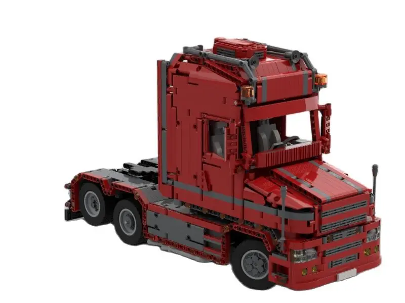 

2021 New 2820PCS New technology truck trailer block Scania truck t 580 DIY assembly children education toy gift model moc-57465