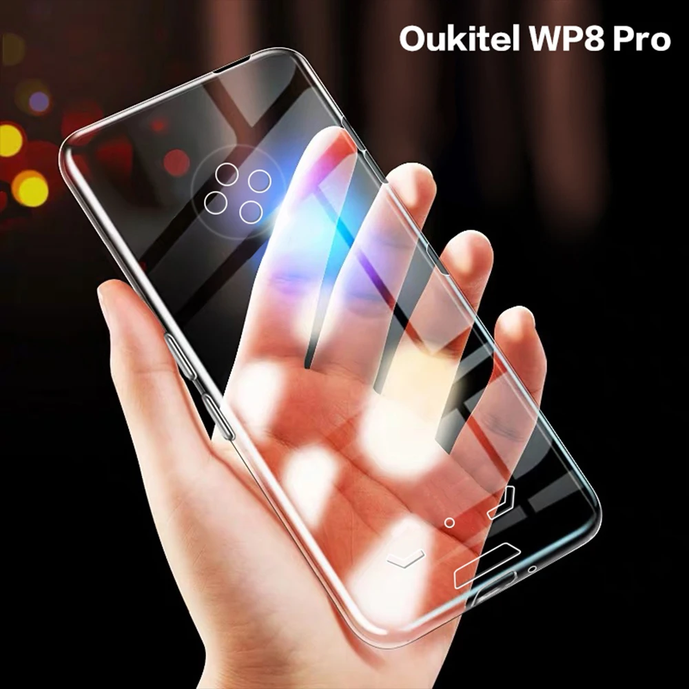 Для Oukitel WP8 Pro чехол Ультратонкий Прозрачный мягкий из ТПУ для Couqe Funda | Мобильные