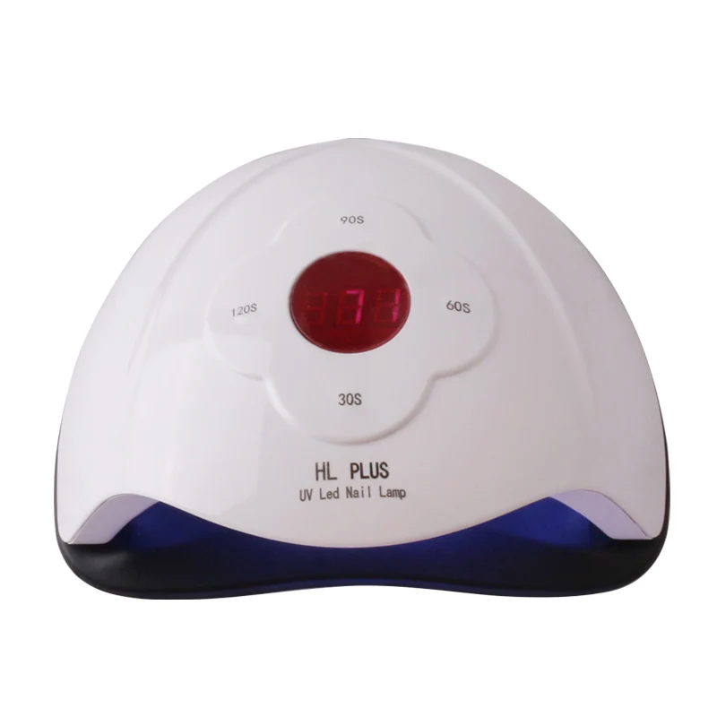 NOQ HL Plus УФ светодиодный светильник для ногтей Max90W Сушилка для ногтей ледяная лампа 45 шариков для маникюрного аппарата сушка гель-лака 4 цвета - Цвет: Белый