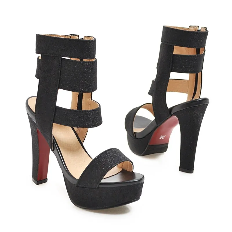 Женские летние сандалии на платформе большие размеры 9 10 11 17 женская обувь