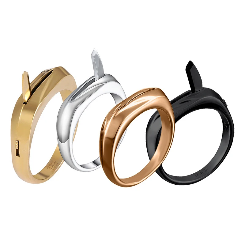

Self-defense Ring Multifunctional Outdoor Emergency Ring Anti-wolf Artifact