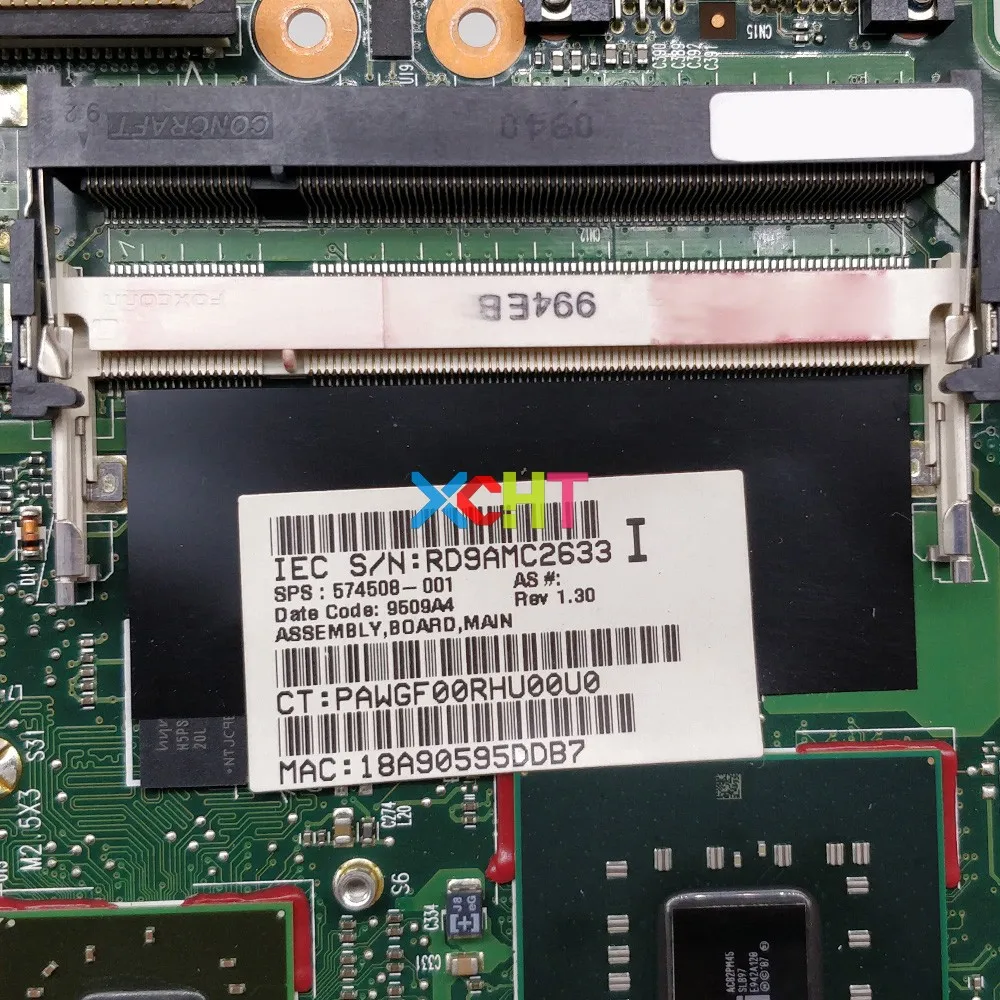 Материнская плата для ноутбука HP ProBook 4410s 4411s 4510s 4710s Series 574508-001 6050A2252701-MB-A03 PM45 |