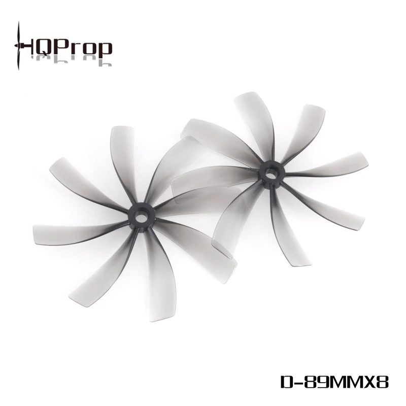 

2 пары HQProp Duct-89MMX8 89 мм 8-лезвие серый Поликарбонат Пропеллер для Cinewhoop FPV гоночный Дрон Запасные Части RC части