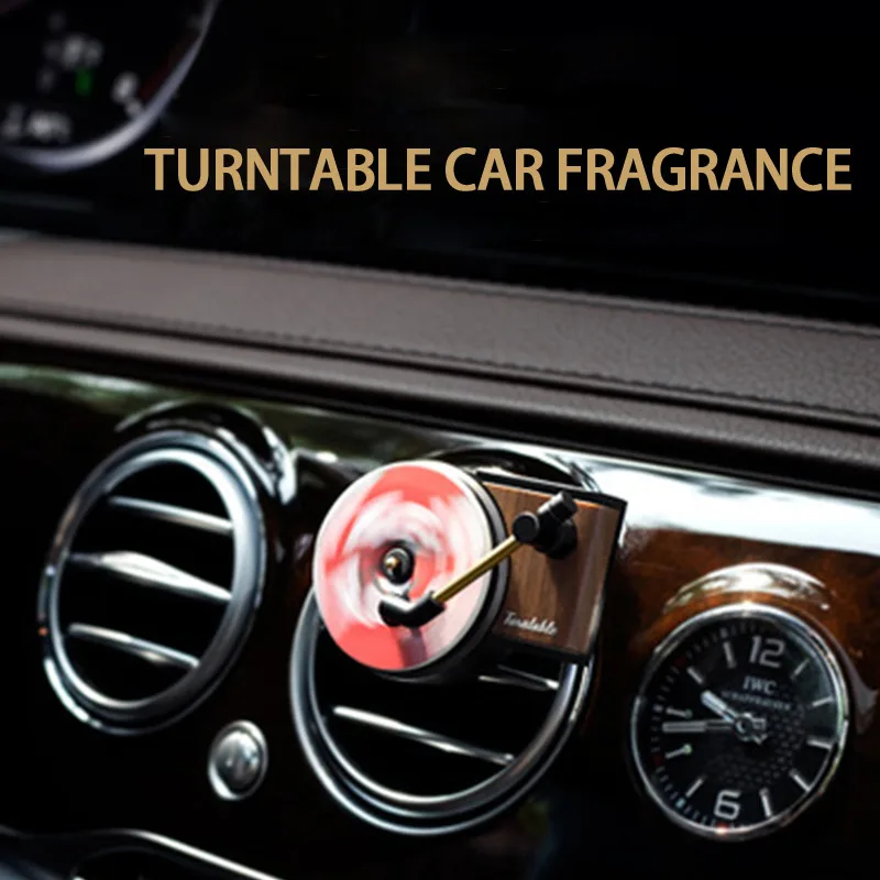 

Car Air Freshener Perfume Record Player Car Perfume Clip Vinyl Spin Phonograph Air Vent Outlet Aromatherapy Clip Smell Diffuser