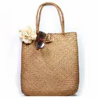 Женская сумка, летняя пляжная сумка из ротанга, Плетеная соломенная сумка ручной работы, большая емкость, женская сумка через плечо, богемная Новинка