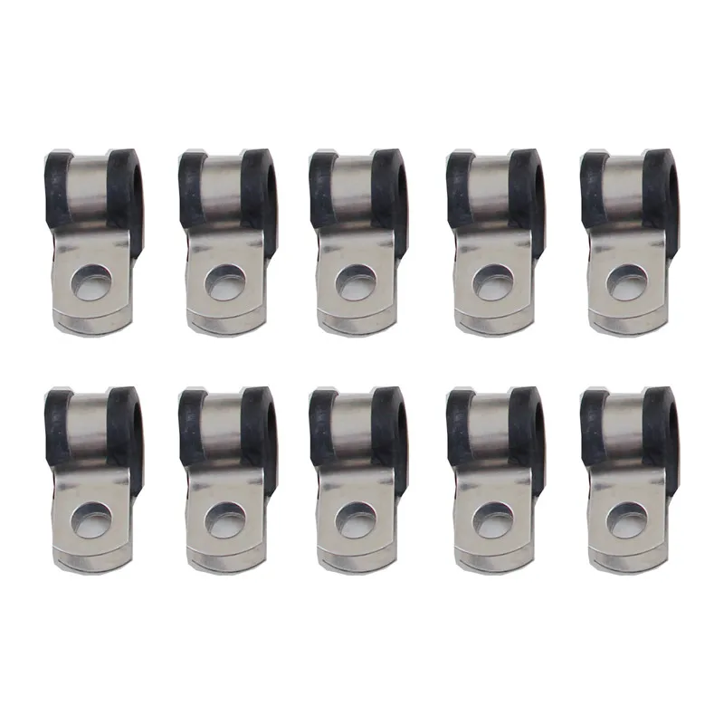

10PCS Anti-friction Pipe Fastening Buckle 9.52mm Hose Pipe Securing Clip Irrigation Water Pipe Hasps Locks Clips Misting System