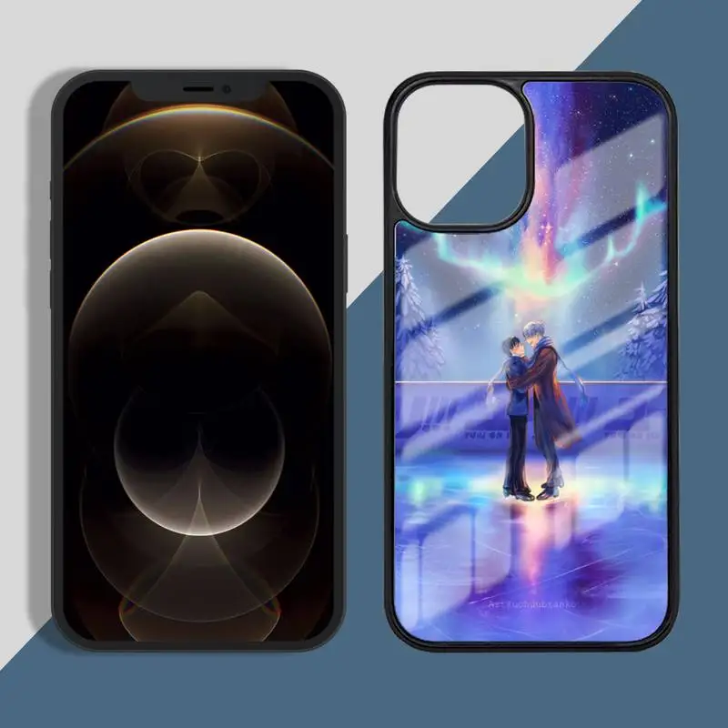 

Hot Yuri on Ice anime Phone Case PC for iPhone 11 12 pro XS MAX 8 7 6 6S Plus X 5S SE 2020 XR