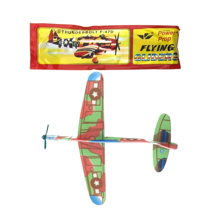 

Hand Throw Airplane EPP Foam Launch Fly Glider Planes Model Aircraft Outdoor DIY Fun Toys for Children Party Game 19 CM