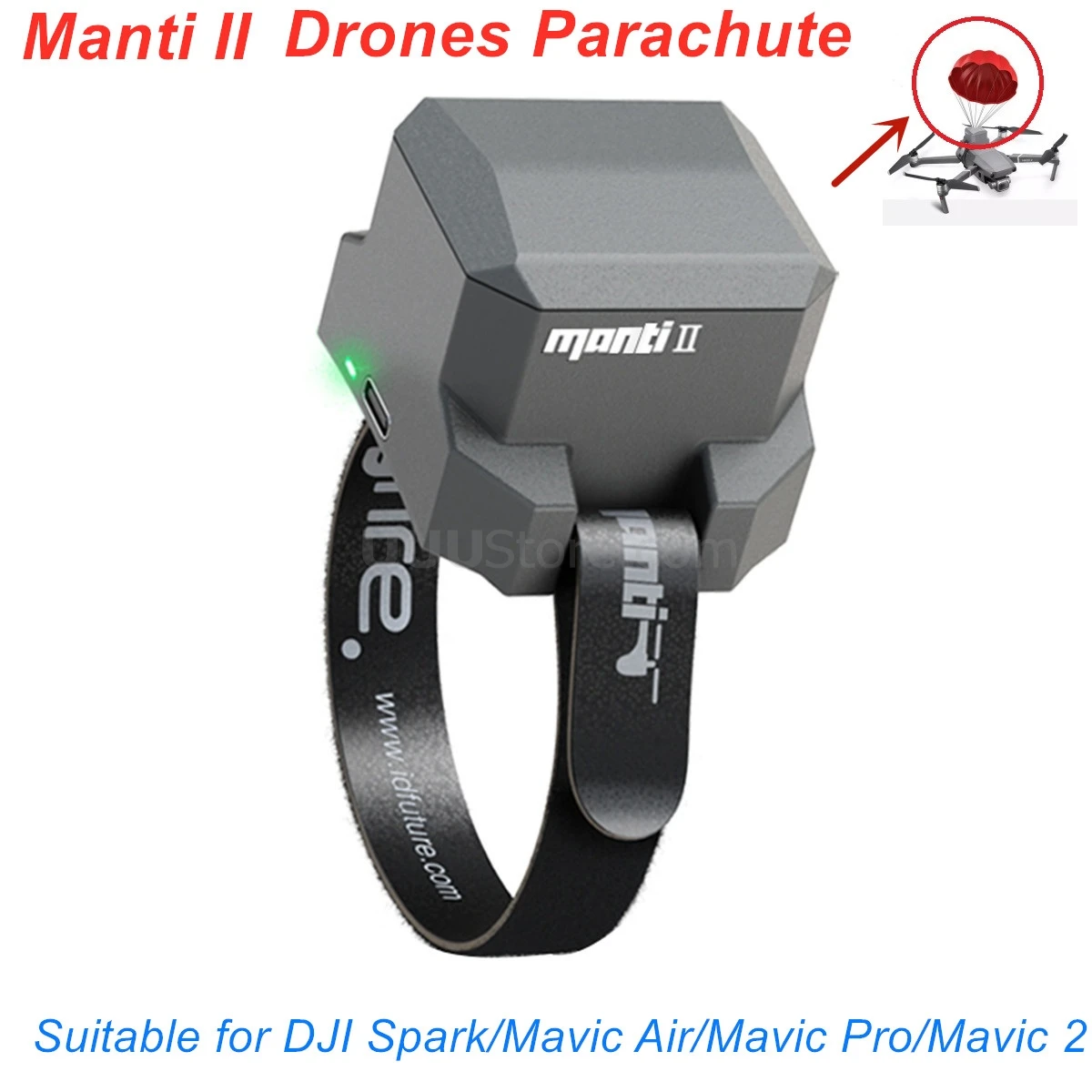 

2020 Новый Manti Manti2L Manti 2L V2.0 дроны парашют подходит для DJI Spark/Mavic Air/Mavic Pro/Mavic 2