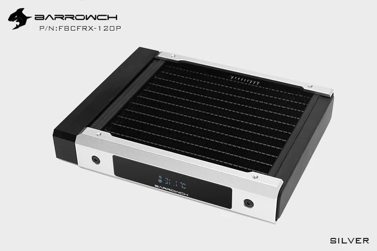 Barrowch модульный медный радиатор моддинг ряд + монитор температуры OLED дисплей для