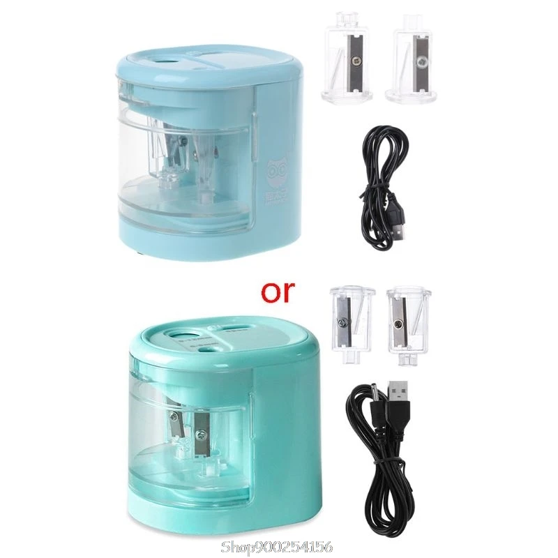 

Electric Pencil Sharpener Innovative Automatic Smart Double Hole School Office Stationery Stationery Student N12 20 Dropship