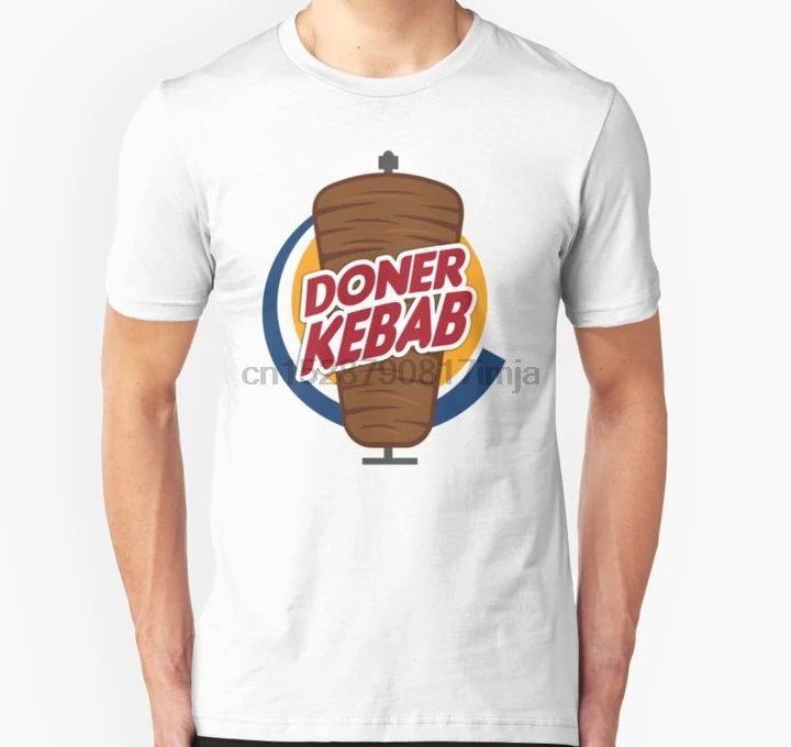 Мужская футболка Doner keбаб wo тройники топ|Мужские футболки| |