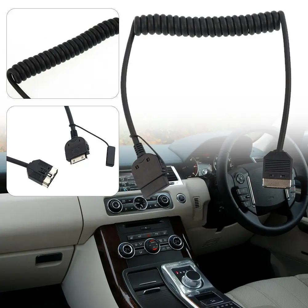 Аудиоинтерфейс AUX входной кабель адаптера для Land Rover Sport Discovery 4 Evoque/Jaguar XF XJ XK