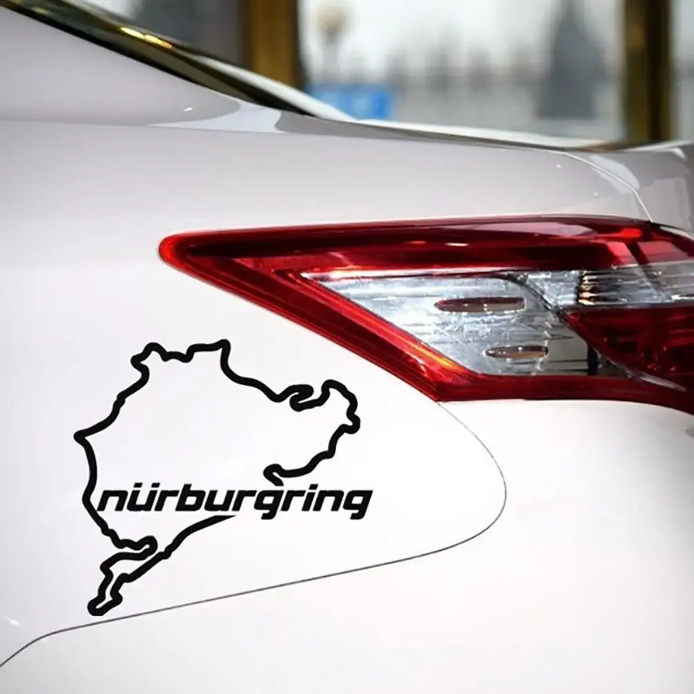 Забавная карта Nurburgring светоотражающие наклейки на автомобиль грузовик