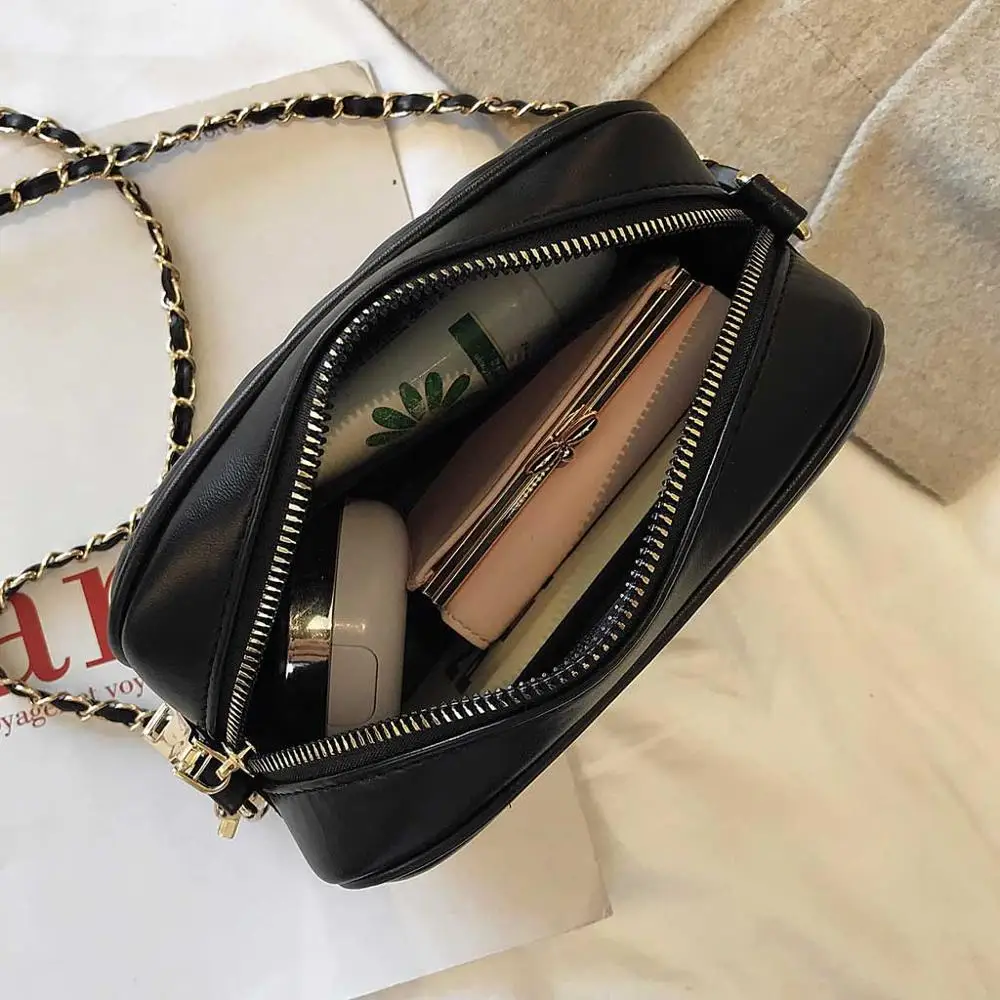 Женские сумки кожаная сумка через плечо новинка 2020 модная однотонная простая