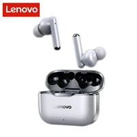original lenovo lp1 tws headphone wireless bluetooth headset with microphone earpiece noise cancelling earbuds sport earphone