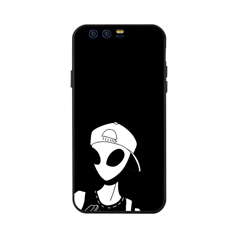 Silicon Soft TPU case For huawei honor 9 lite Case Cover Matte Painting Black Painted Cases back cover |