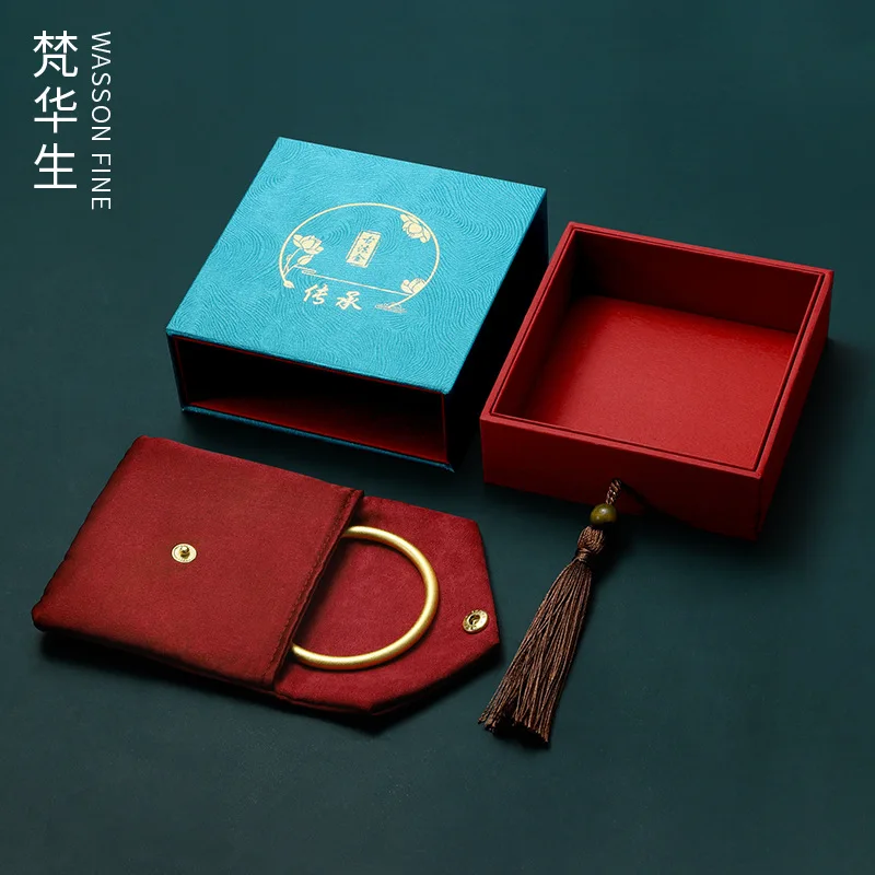 Ancient French Gold Heritage Bracelet Box Wenwan Jewelry Jade Jade Jewelry Storage Gift Box jewelry packaging