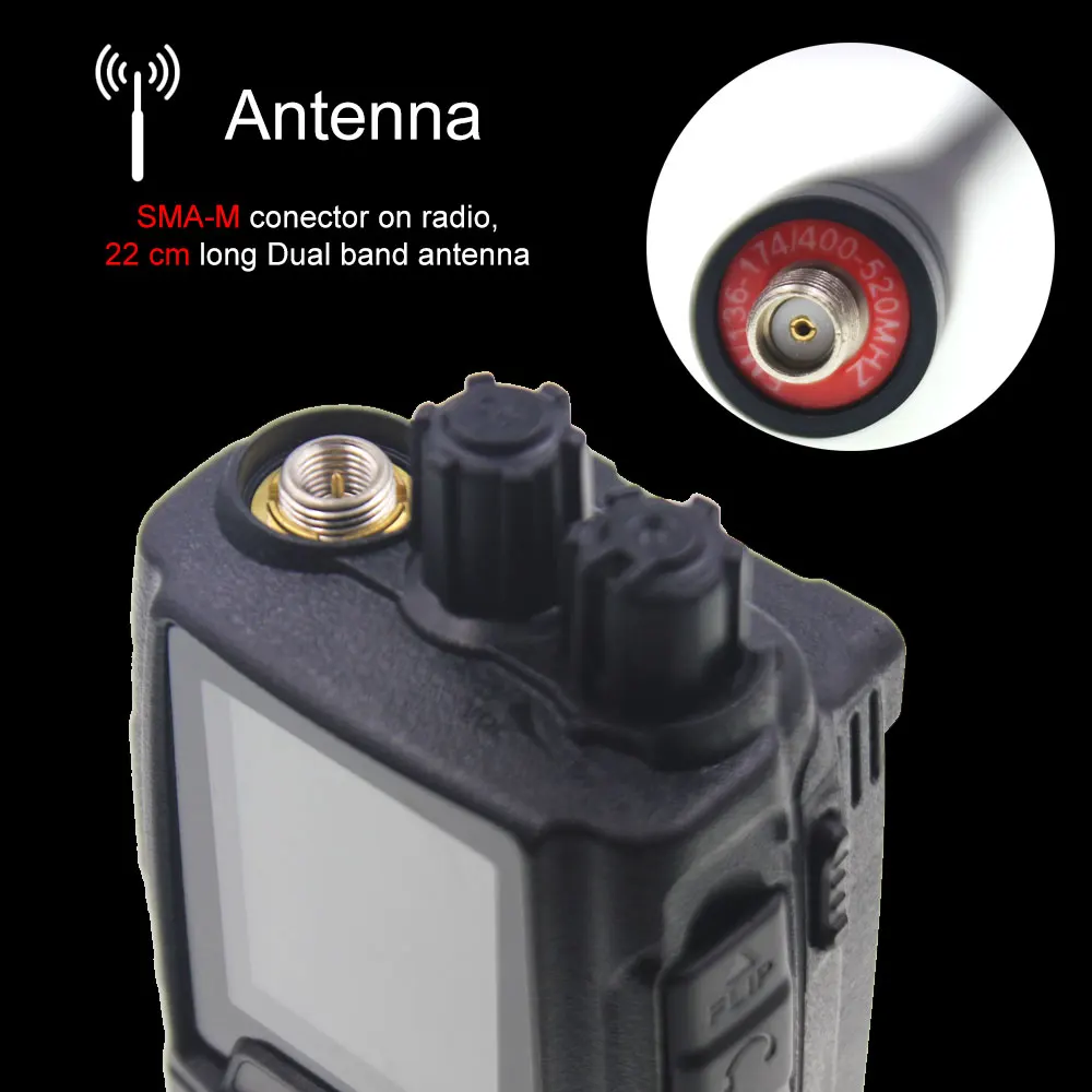 Рация QYT Quad Band UHF VHF 136 147 МГц 400 470 220 270 350 390 4 диапазона 3200 мАч двухсторонний
