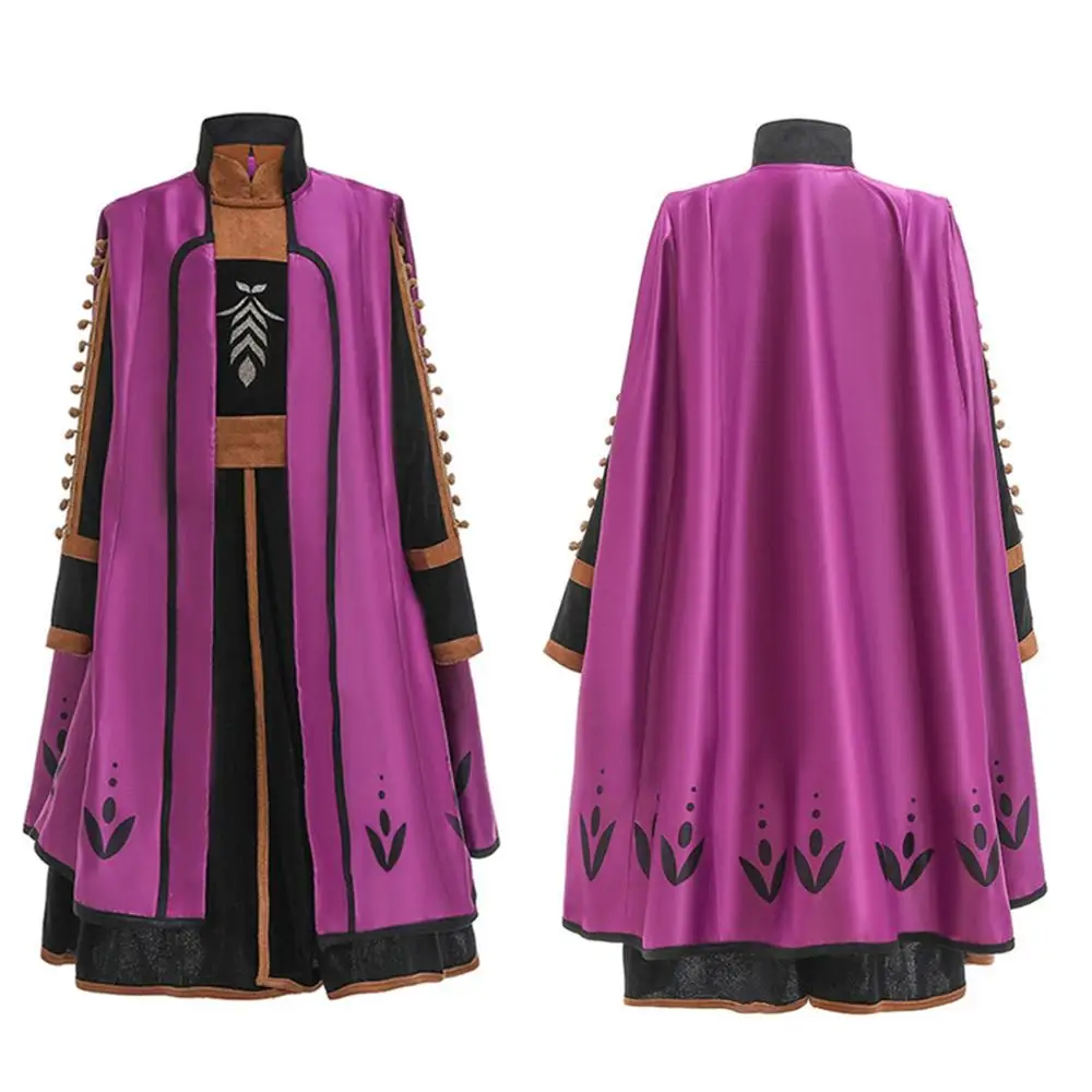 Бесплатная доставка новая одежда для косплея юбка принцессы Анны Детский костюм