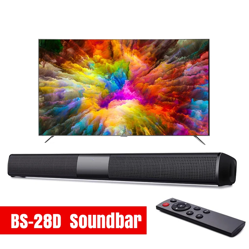 Беспроводная bluetooth Колонка BS 28D 20 Вт мини Саундбар для телевизора домашний