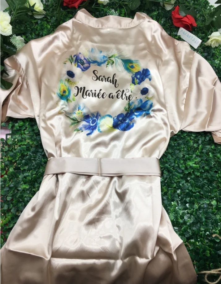 Изготовленный на заказ для дня рождения с цветочным принтом вечерние подарки