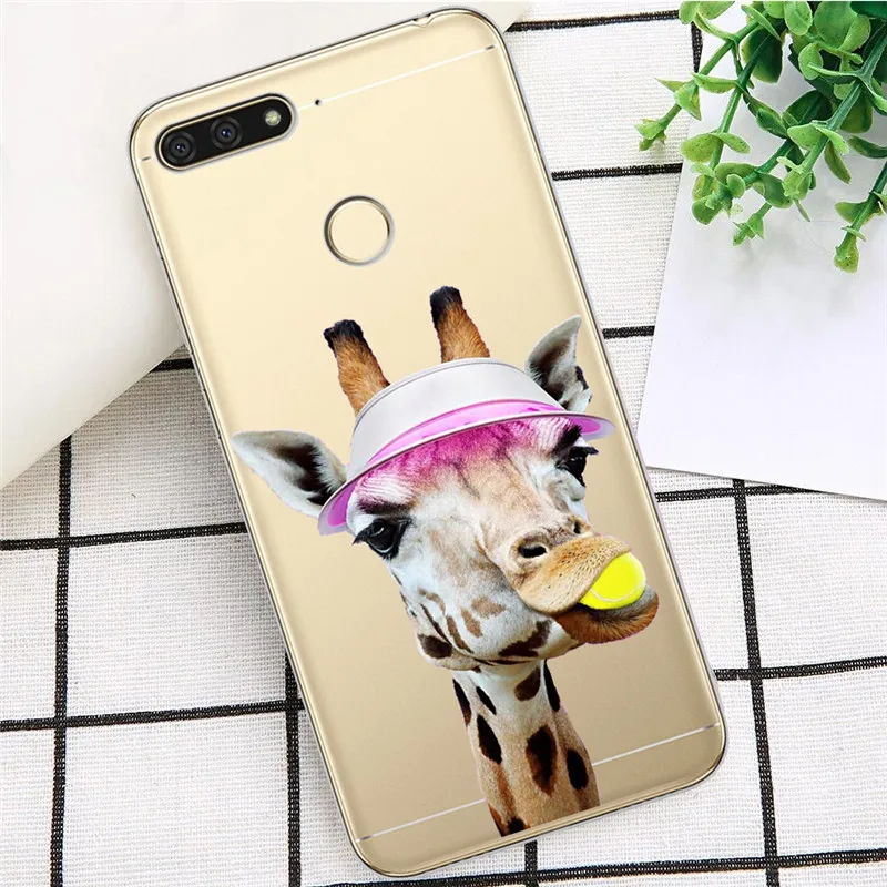 Кошка собака с принтом в виде персонажей из мультфильма для huawei Honor 10 9 8 8X 8C 7A 7C 7X7 6X 6A 20 Pro V20 20i Lite чехол для телефона чехол Funda Coque Etui capinha