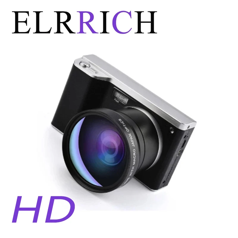 ELRRICH 4K дюймовый ультра высокой четкости 24 миллиона пикселей 1080P 12X оптический зум